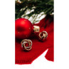 14K White & Yellow Gold Earrings