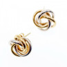14K White & Yellow Gold Earrings