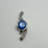 925 Sterling Silver CZ Pendant Lenght 45 mm