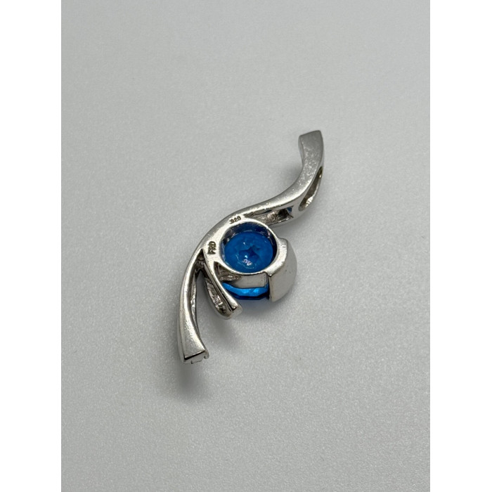 925 STERLING SILVER CZ PENDANT LENGHT 45 mm