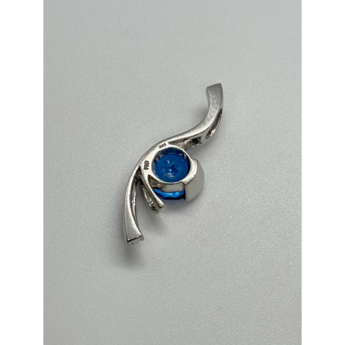 925 STERLING SILVER CZ PENDANT LENGHT 45 mm