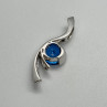 925 Sterling Silver CZ Pendant Lenght 45 mm