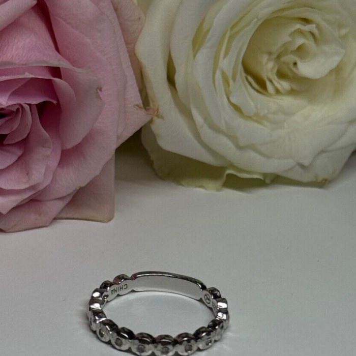 925 Sterling Silver CZ Ring Size 7