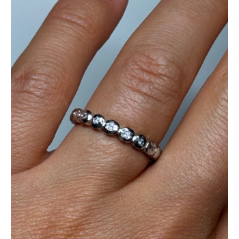 925 Sterling Silver CZ Ring Size 7