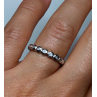 925 Sterling Silver CZ Ring Size 7