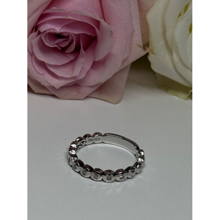 925 Sterling Silver CZ Ring Size 7