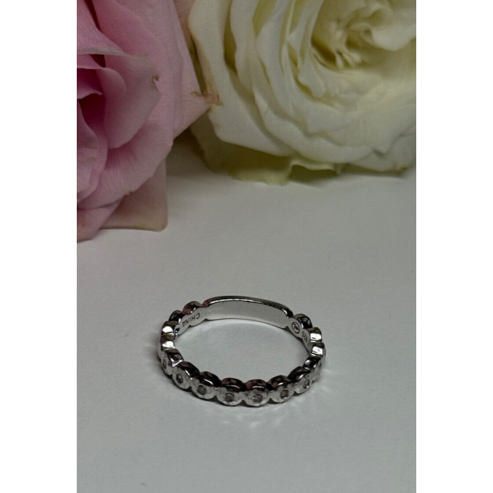 925 Sterling Silver CZ Ring Size 7