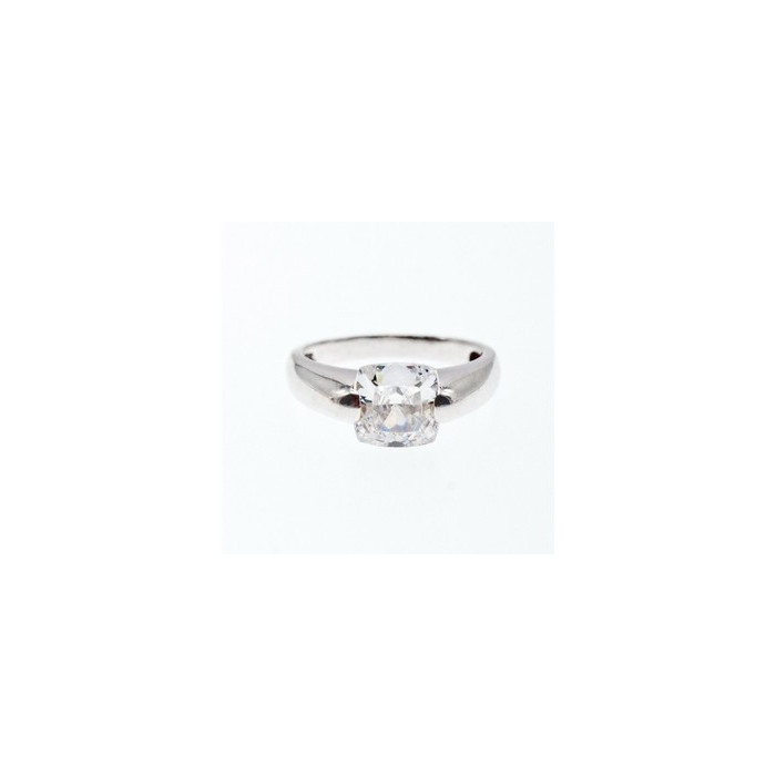 925 Sterling Silver CZ Ring Size 6.5