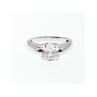 925 Sterling Silver CZ Ring Size 6.5