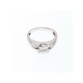 925 Sterling Silver CZ Ring Size 6.5
