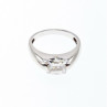 925 Sterling Silver CZ Ring Size 6.5