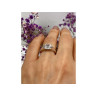 925 Sterling Silver CZ Ring Size 6.5