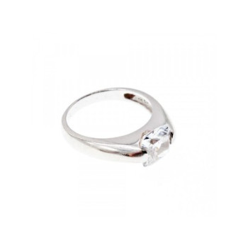 925 Sterling Silver CZ Ring Size 6.5
