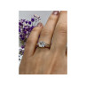 925 Sterling Silver CZ Ring Size 6.5
