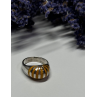 925 Sterling Silver Enamel Ring Size 6