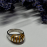 925 Sterling Silver Enamel Ring Size 6