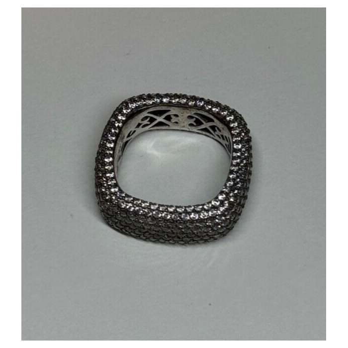 925 Sterling Silver CZ Ring Size 6