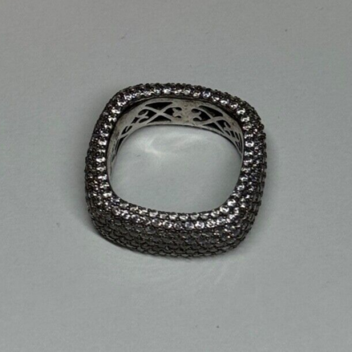 925 Sterling Silver CZ Ring Size 6