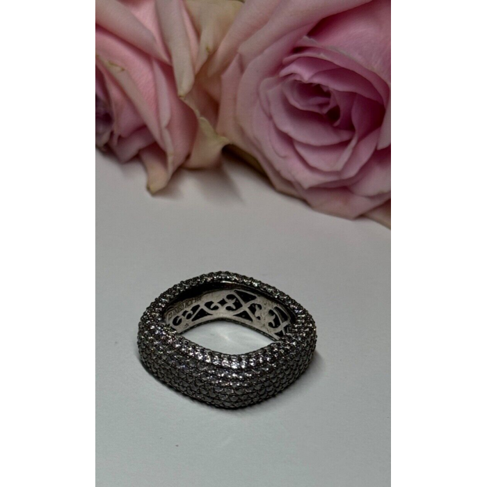 925 Sterling Silver CZ Ring Size 6