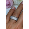 925 Sterling Silver CZ Ring Size 6