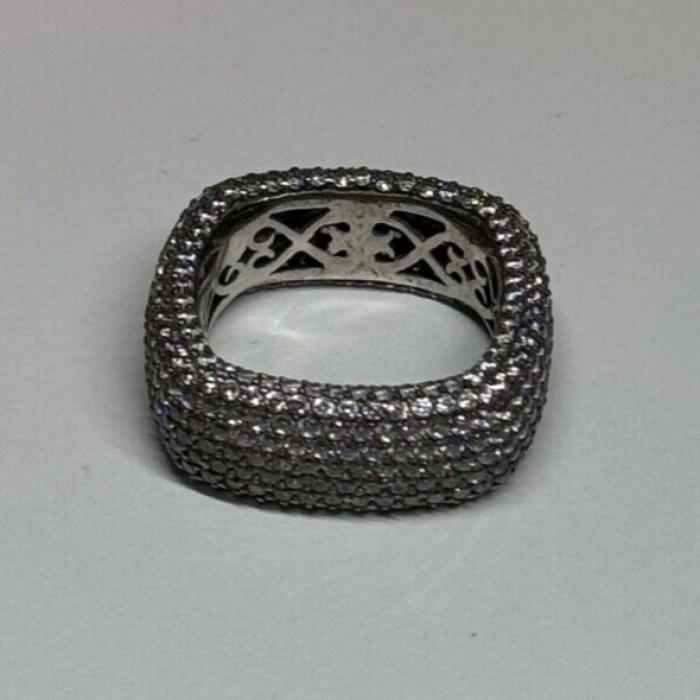 925 Sterling Silver CZ Ring Size 6