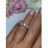 925 Sterling Silver CZ Ring Size 4