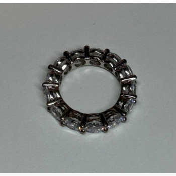 925 Sterling Silver CZ Ring Size 4