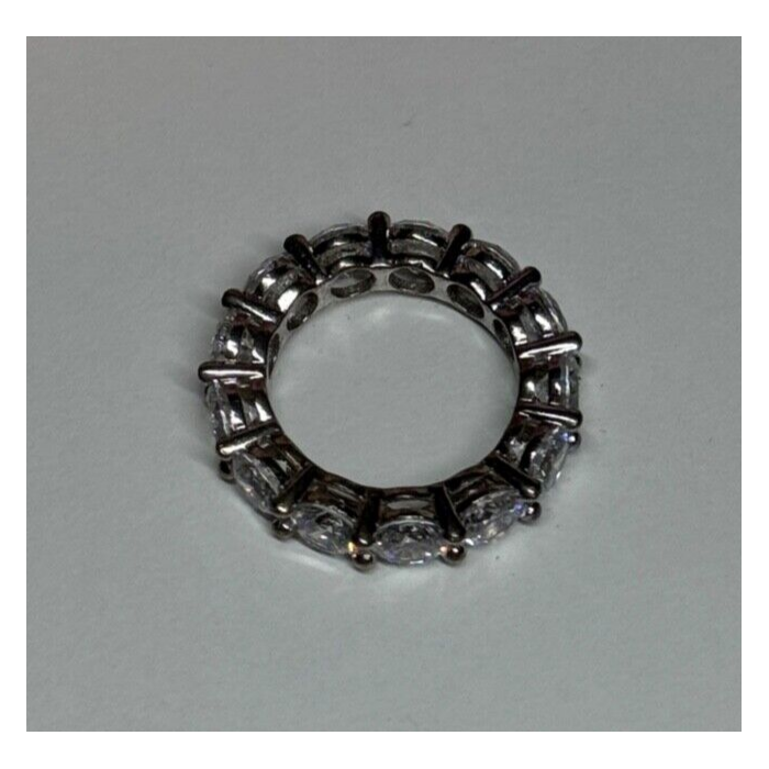 925 Sterling Silver CZ Ring Size 4