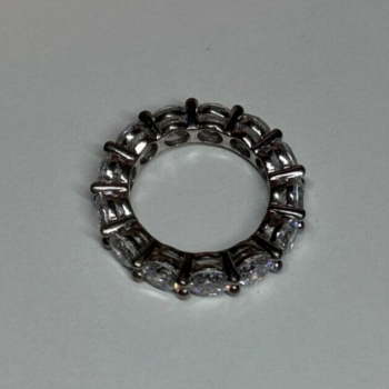 925 Sterling Silver CZ Ring Size 4