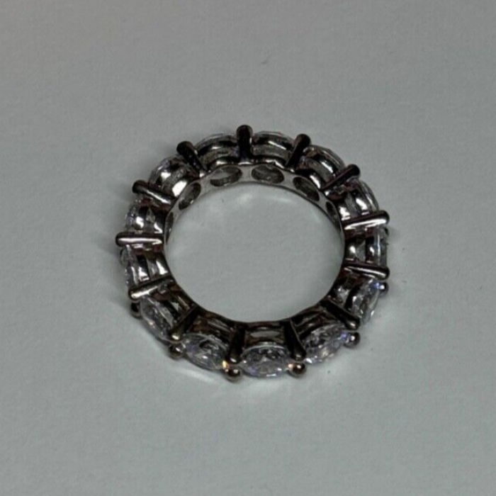 925 Sterling Silver CZ Ring Size 4