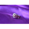 925 Sterling Silver Pink Spinel & White Sapphire 