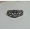 925 Sterling Silver CZ Ring Size 5