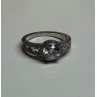 925 Sterling Silver CZ Ring Size 5