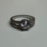 925 Sterling Silver CZ Ring Size 5