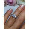 925 Sterling Silver CZ Ring Size 5