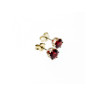 925 Sterling Silver Garnet Earrings