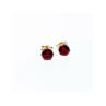 925 Sterling Silver Garnet Earrings