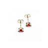 925 Sterling Silver Garnet Earrings