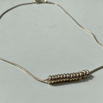 925 Sterling Silver Necklace Italy