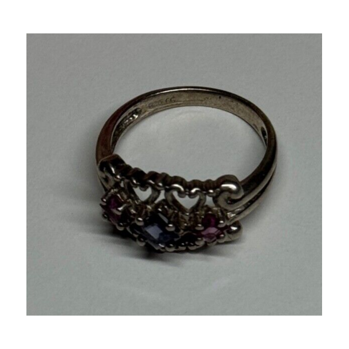 925 Sterling Silver Spinel Ring Size 6