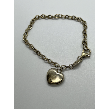 925 Sterling Silver Charles Garnier Heart Bracelet