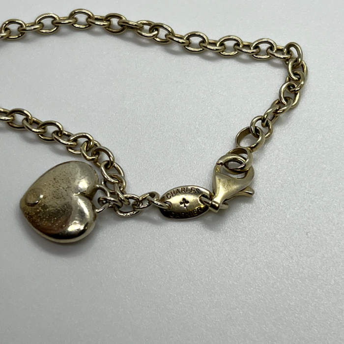 925 Sterling Silver Charles Garnier Heart Bracelet