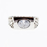 925 Sterling Silver CZ Men'S Ring Size 15.25