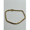 925 Sterling Silver Gold Plated Bracelet Italy