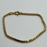 925 Sterling Silver Gold Plated Bracelet Italy