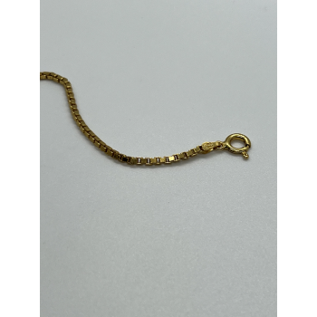 925 Sterling Silver Gold Plated Bracelet Italy