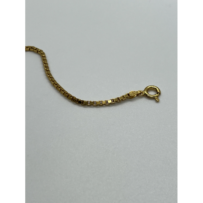 925 Sterling Silver Gold Plated Bracelet Italy