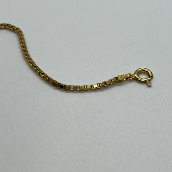 925 Sterling Silver Gold Plated Bracelet Italy