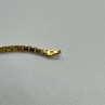 925 Sterling Silver Gold Plated Bracelet Italy