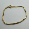 925 Sterling Silver Gold Plated Bracelet Italy